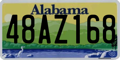 AL license plate 48AZ168