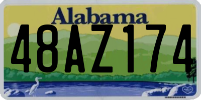 AL license plate 48AZ174