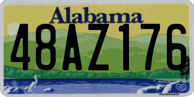 AL license plate 48AZ176