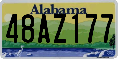 AL license plate 48AZ177
