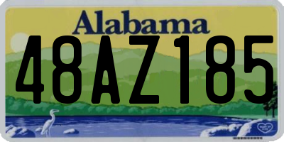 AL license plate 48AZ185