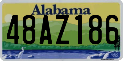 AL license plate 48AZ186