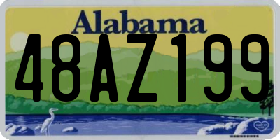 AL license plate 48AZ199