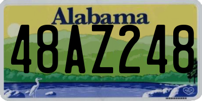 AL license plate 48AZ248
