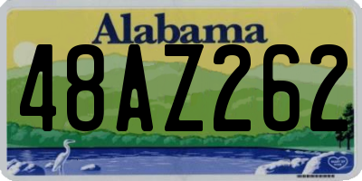 AL license plate 48AZ262