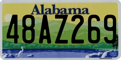AL license plate 48AZ269
