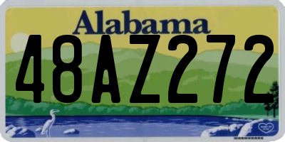 AL license plate 48AZ272