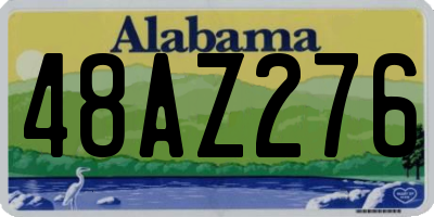AL license plate 48AZ276