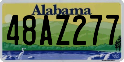 AL license plate 48AZ277