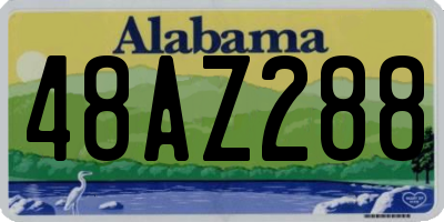 AL license plate 48AZ288