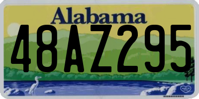 AL license plate 48AZ295