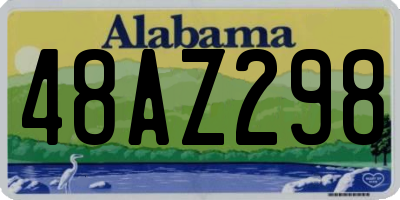 AL license plate 48AZ298