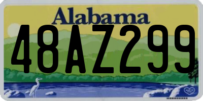 AL license plate 48AZ299