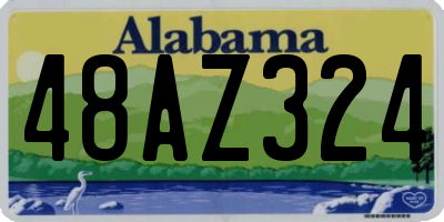 AL license plate 48AZ324