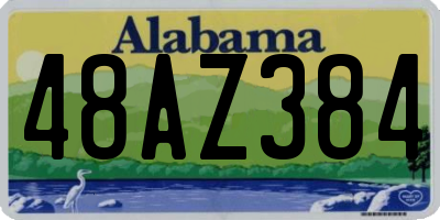 AL license plate 48AZ384