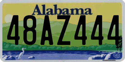 AL license plate 48AZ444