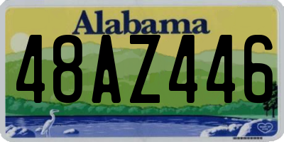 AL license plate 48AZ446