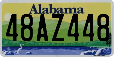 AL license plate 48AZ448