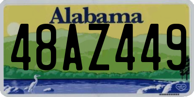AL license plate 48AZ449