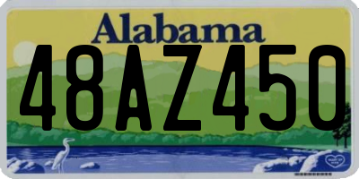 AL license plate 48AZ450