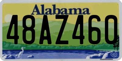 AL license plate 48AZ460