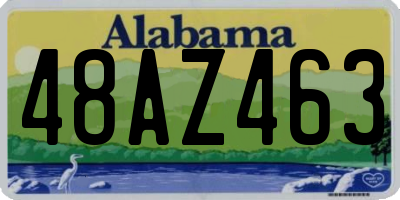 AL license plate 48AZ463