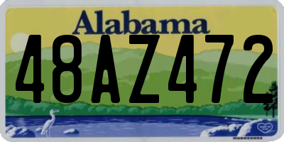 AL license plate 48AZ472