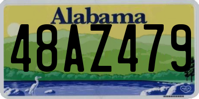 AL license plate 48AZ479
