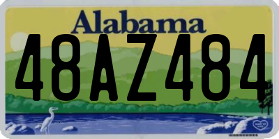 AL license plate 48AZ484