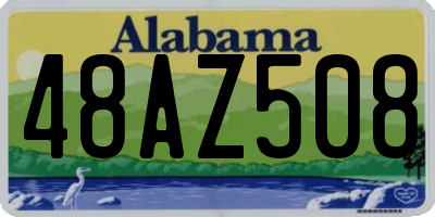 AL license plate 48AZ508