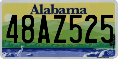 AL license plate 48AZ525