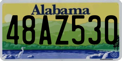 AL license plate 48AZ530