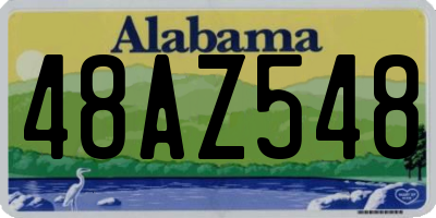 AL license plate 48AZ548