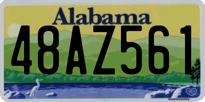 AL license plate 48AZ561