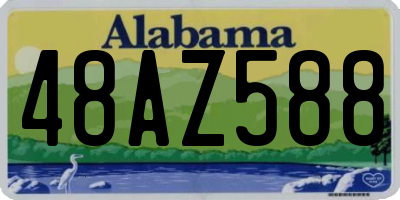 AL license plate 48AZ588