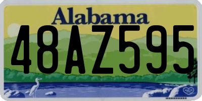 AL license plate 48AZ595