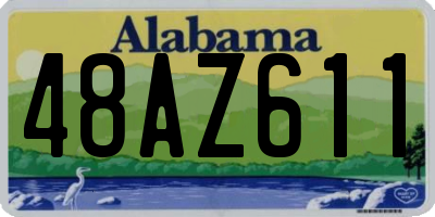 AL license plate 48AZ611