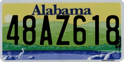 AL license plate 48AZ618