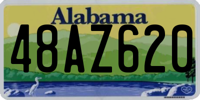 AL license plate 48AZ620