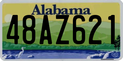 AL license plate 48AZ621