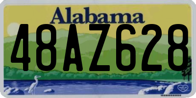 AL license plate 48AZ628