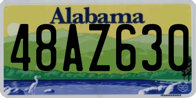 AL license plate 48AZ630