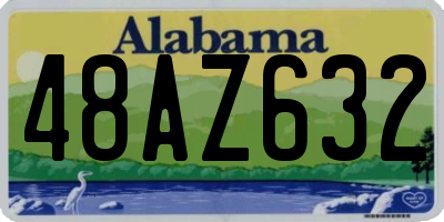 AL license plate 48AZ632
