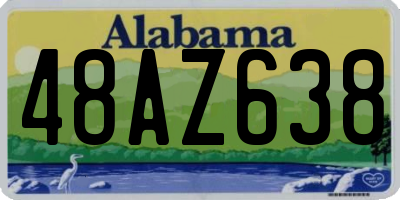AL license plate 48AZ638