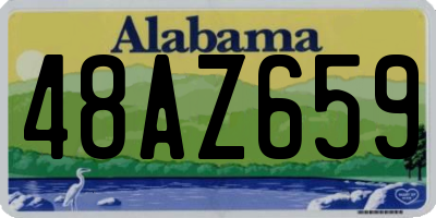 AL license plate 48AZ659