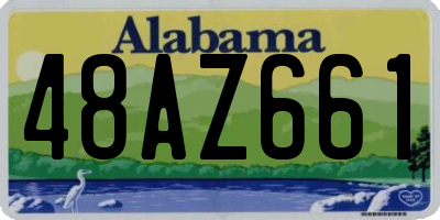 AL license plate 48AZ661