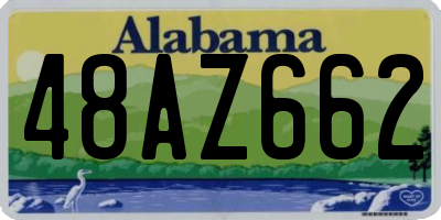 AL license plate 48AZ662