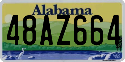 AL license plate 48AZ664