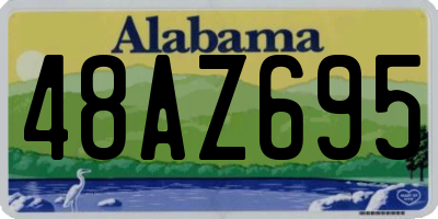 AL license plate 48AZ695