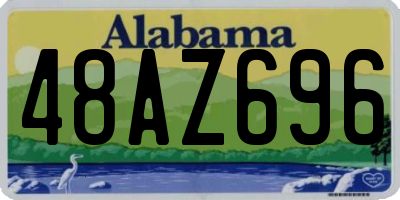 AL license plate 48AZ696